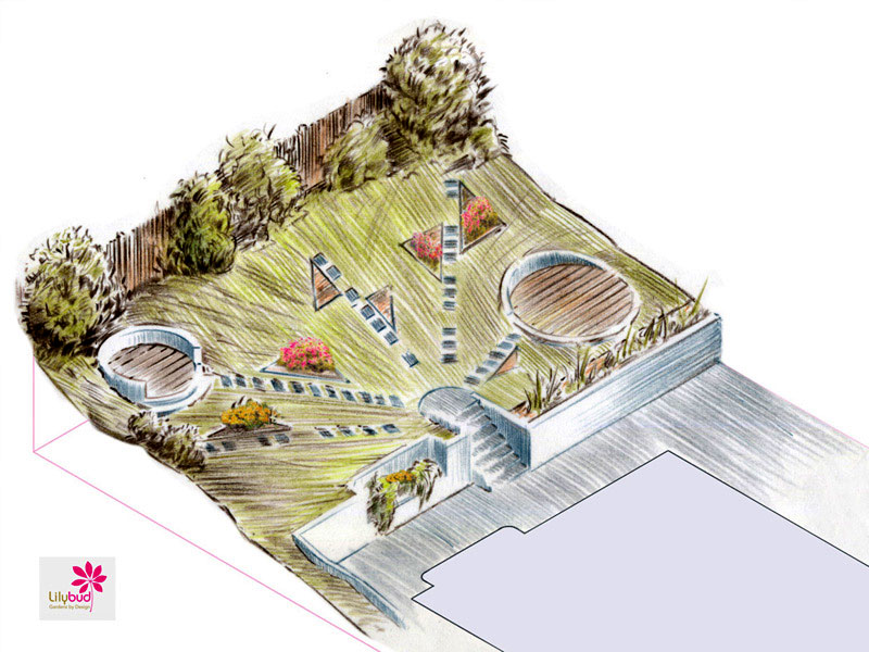 Plan for Art Deco garden