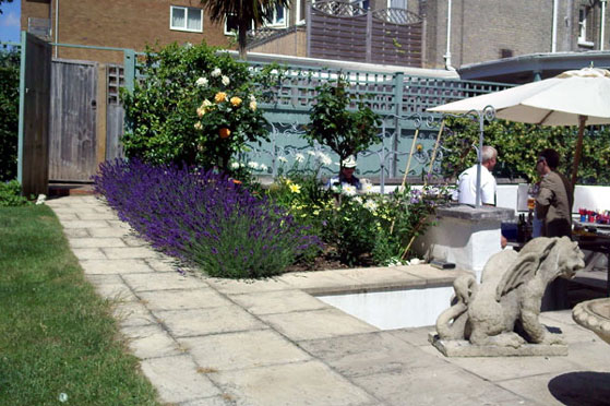 Large town garden in Hove