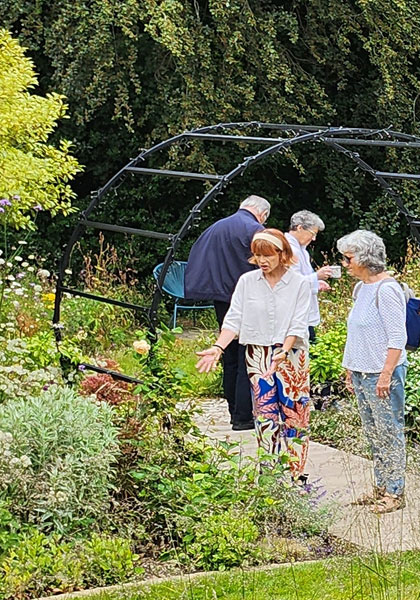 Open garden fund raiser Open garden fund raiser