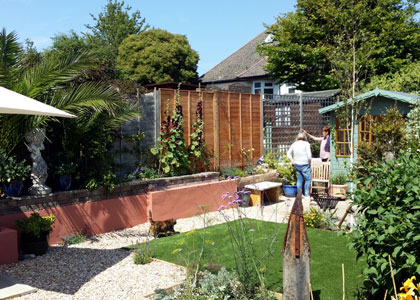 Planting and architectural features