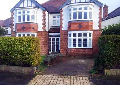 The drive before work began