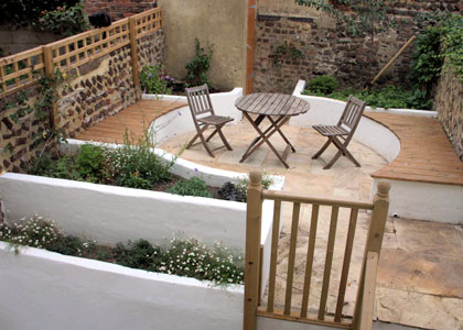 Split level garden, Hanover, Brighton